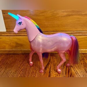 Barbie Dreamtopia Unicorn Toy w/ Rainbow Hair, Magical Lights & Sounds.